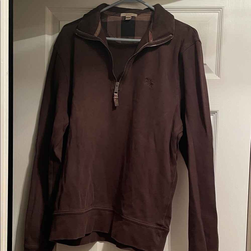 Burberry Brit quarter zip pullover swestshirt